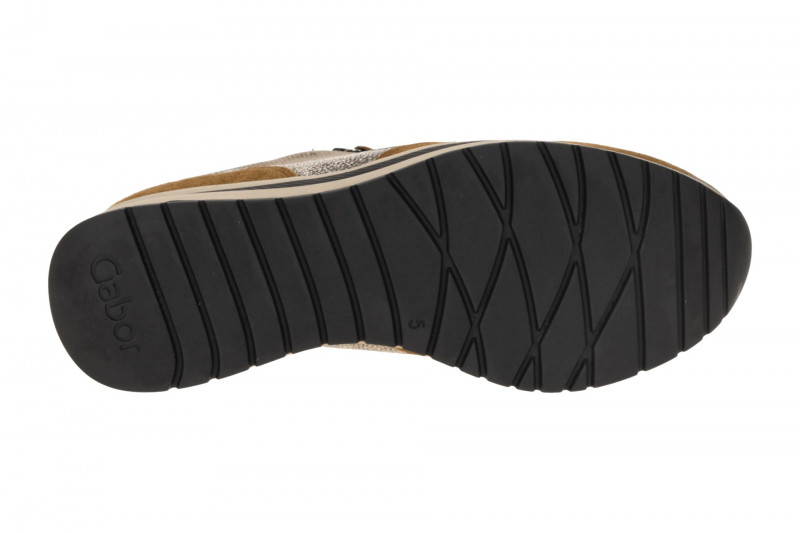 Gabor comfort Sneaker Schuhe braun kupfer metallic 76.318.67