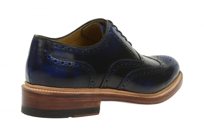 Gordon & Bros Schuhe Levet blau Rahmengenäht 2506
