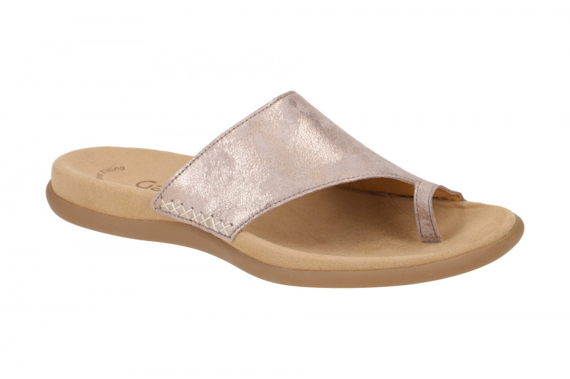 Gabor Pantolette rosa metallic Zehentrenner 23.700.60