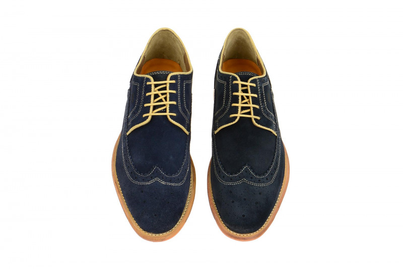 Gordon & Bros Schuhe Ron blau Rauhleder S160751