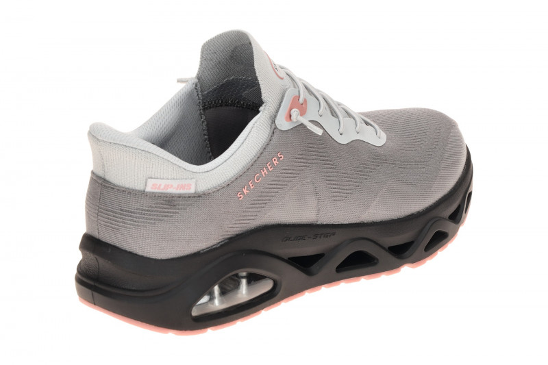 Skechers Uno Glide Step Schuhe Sneakers grau Slip Ins 190115