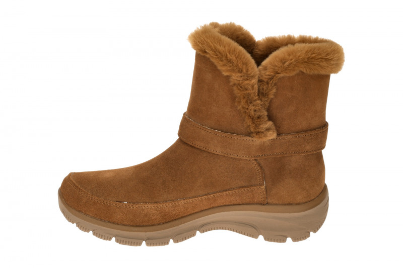 Skechers Easy Going Stiefelette braun Schlupf Boot