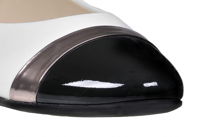 Högl Slipper weiß schwarz 7-10 1014 0201