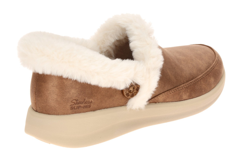 Skechers Cosy Escape Slipper Schuhe braun Slip Ins