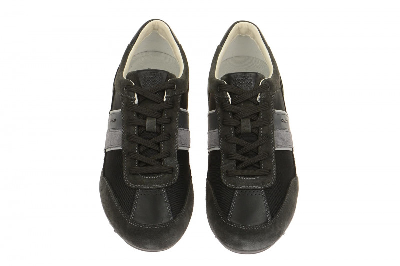 Geox Respira Wells C Halbschuhe in schwarz grau Herren Sneakers