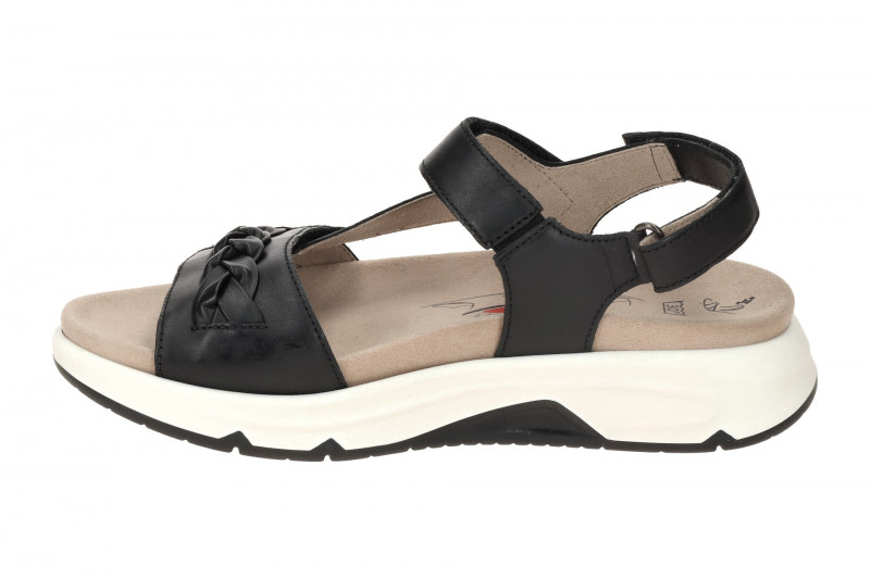 Gabor RollingSoft Sandale schwarz Glattleder 66.883.57