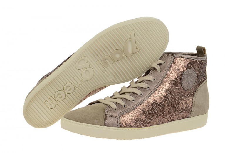 Paul Green Schuhe beige rose Paillette 4239