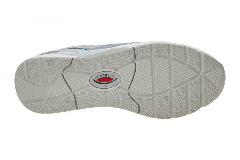 Gabor RollingSoft Schuhe blau azur Elastik 66.877.66
