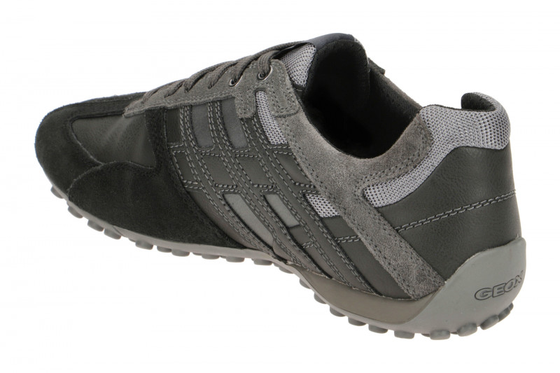 Geox Snake Schuhe schwarz dunkelgrau U4207K
