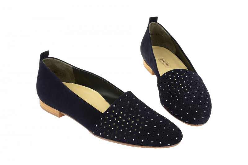 Paul Green Schuhe Slipper blau 2226-029