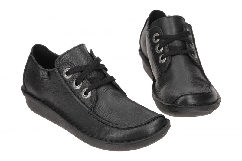 Clarks Funny Dream Schuhe schwarz Glattleder