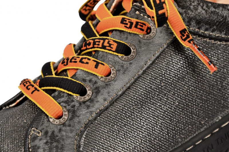 Eject Dass Schuhe schwarz silber-grau Gr 38 - 15736.3