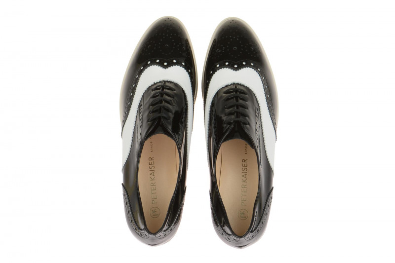 Peter Kaiser Elli Schuhe schwarz weiß 56741