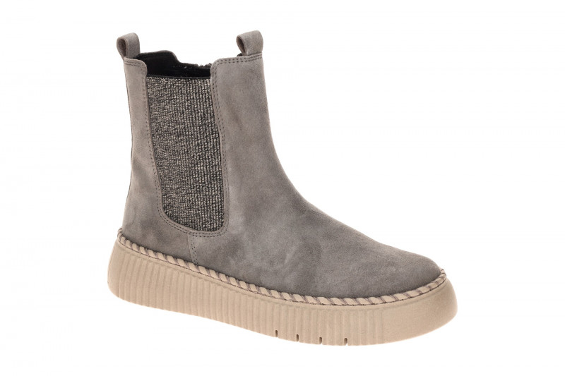 Gabor Stiefel grau taupe Velour Plateau Boots 8014.01.003