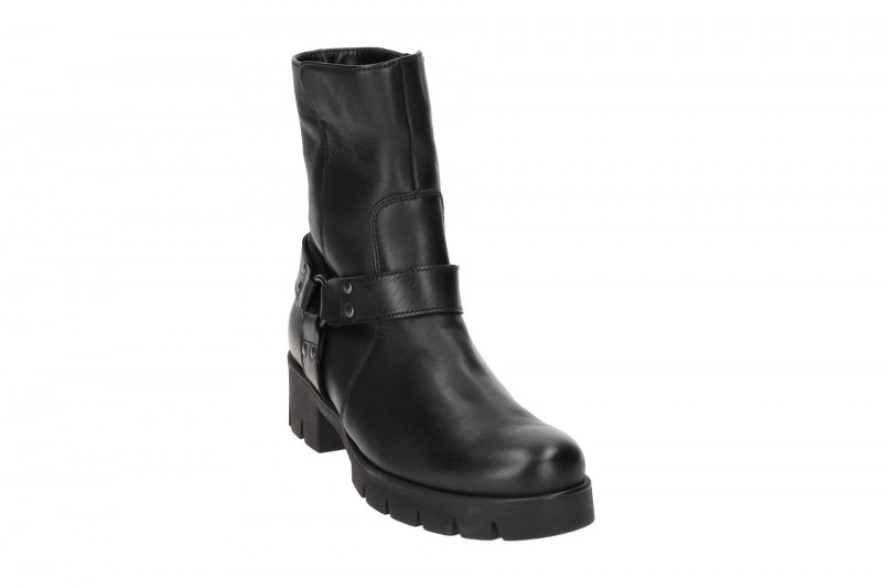 Gabor Stiefelette schwarz Biker Boots 71.713.27