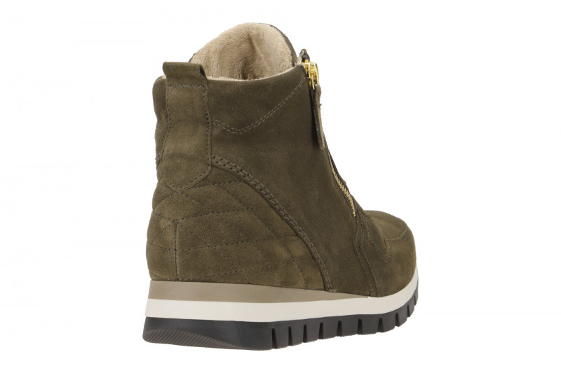 Gabor Stiefel grün oliv H-Weite 96.455.33