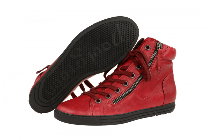 Paul Green Schuhe Mid-Sneaker rot 1230