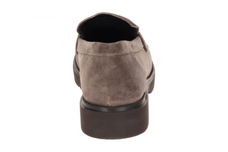 Gabor Schuhe taupe braun Velour Mokassin Loafer 4001.01.004