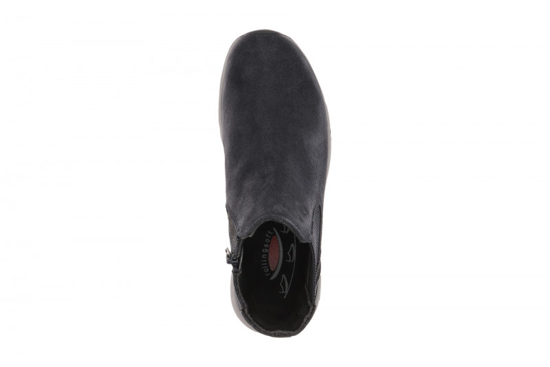 Gabor RollingSoft Stiefelette blau Velour 0803.01.003