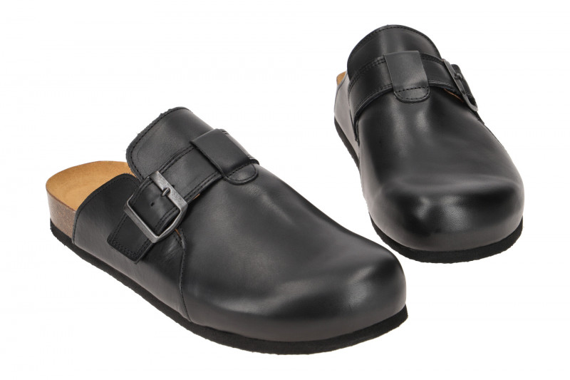 Think Wolfi Pantolette schwarz Herren Clogs