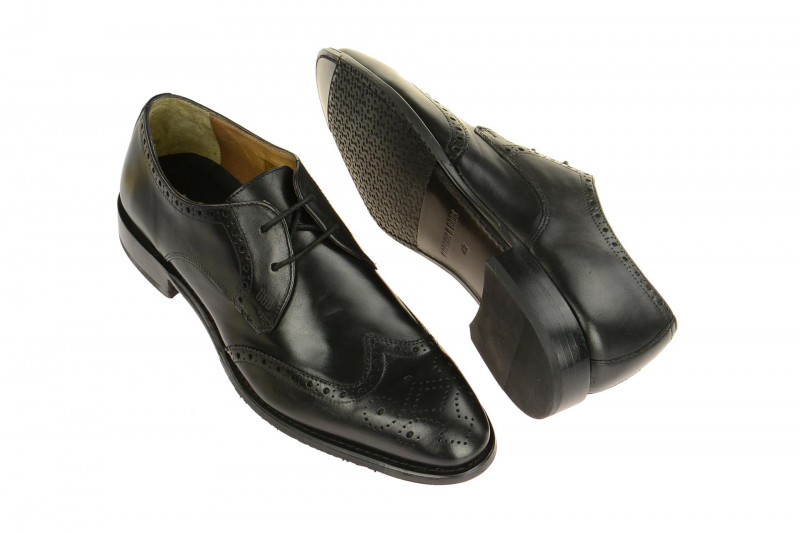 Gordon & Bros Mirco Schuhe schwarz Budapester