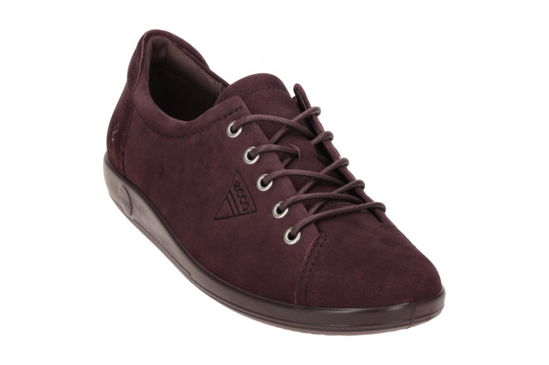 Ecco Soft 2 Schuhe lila Damen Schnürer 206503