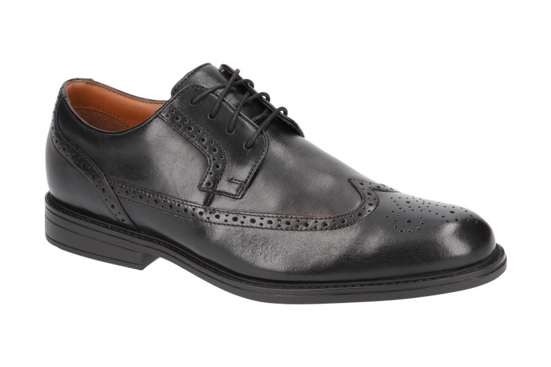 Clarks Schuhe Beckfield Limit schwarz Budapester