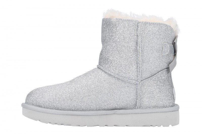 UGG Stiefel silber Mini Bailey Bow Sparkle