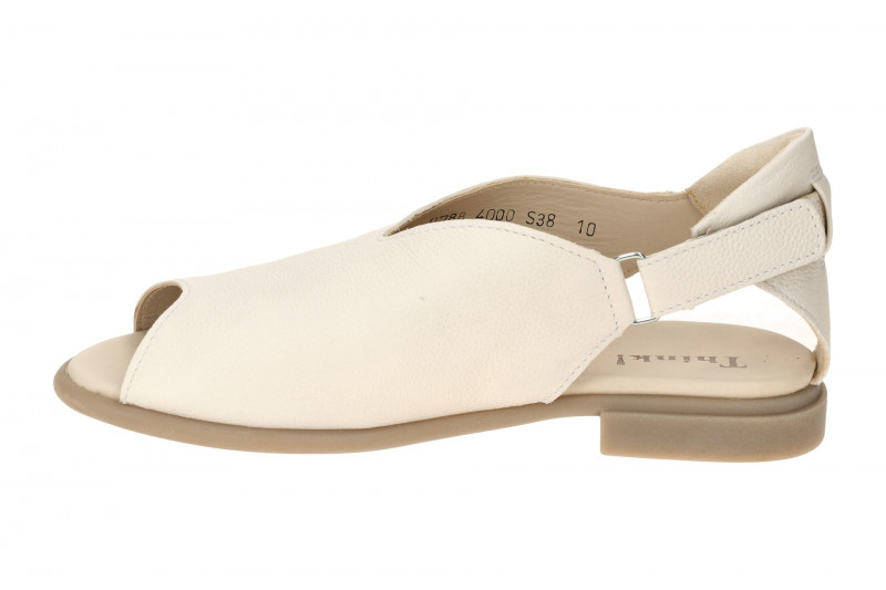 Think Kamaa Sandalette weiß panna Peeptoe 788
