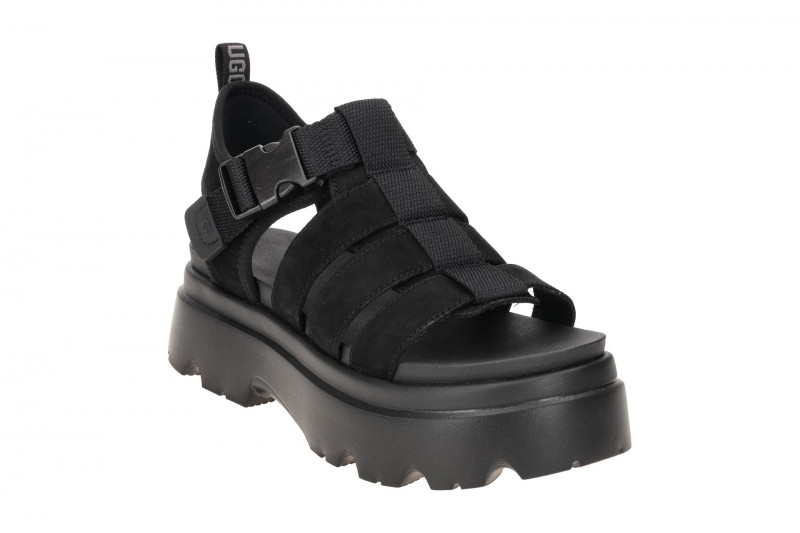 UGG Cora Plateau Sandale schwarz 1152698