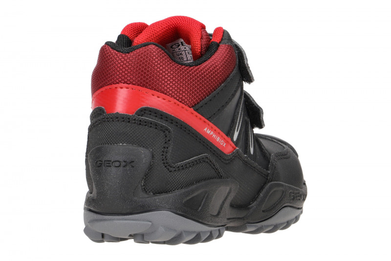 Geox Savage Kinder Stiefel schwarz rot J261WA