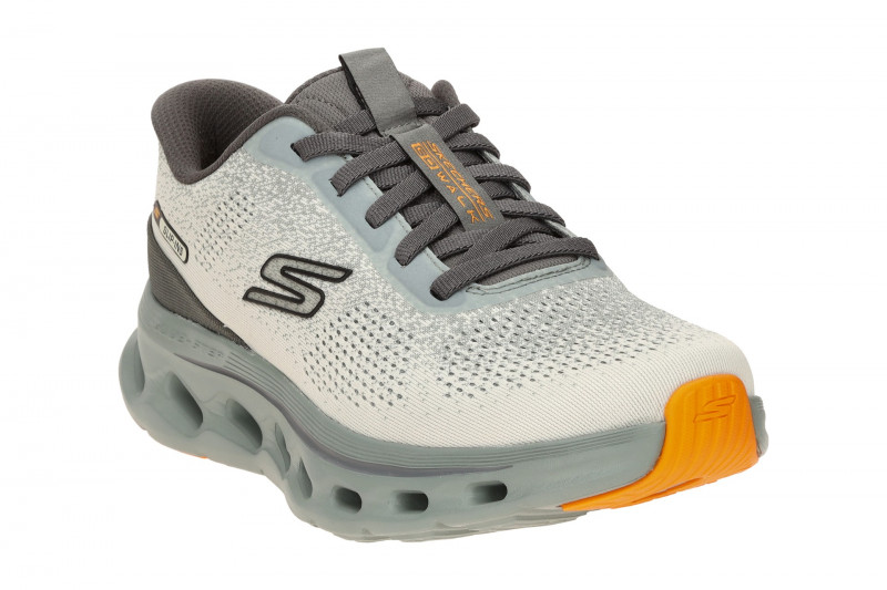Skechers Go Walk Schuhe Slipper beige grün Slip Ins 217017