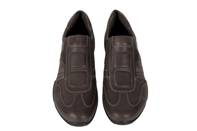 Ecco Summer Sneaker Schuhe in dunkelbraun Slipper