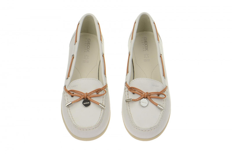 Geox Yuki Slipper weiß - D3255A 00043 C1000