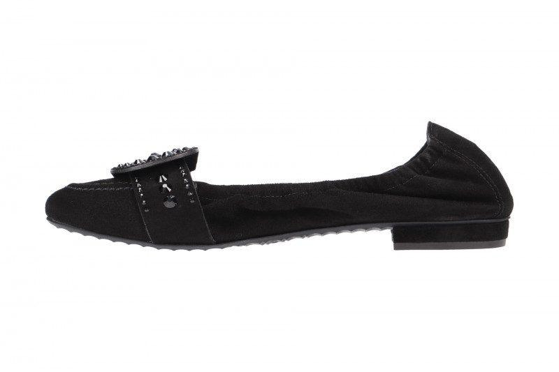 K&S Malu Ballerinas schwarz Crystal 10470