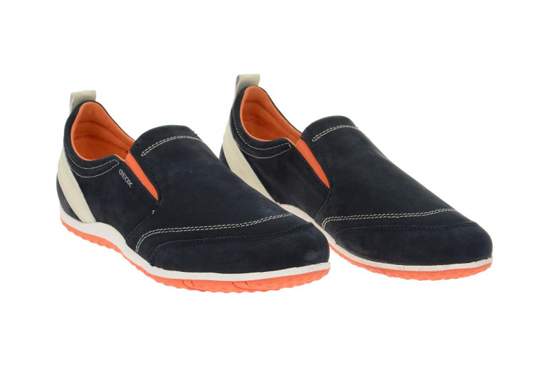 Geox Vega Slipper blau Nubuck - D5209B