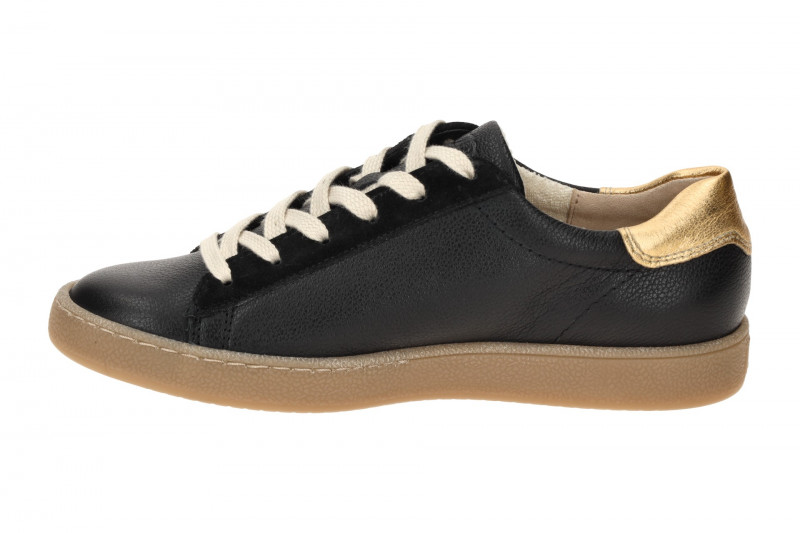 Paul Green Schuhe Snaeker schwarz gold 5464