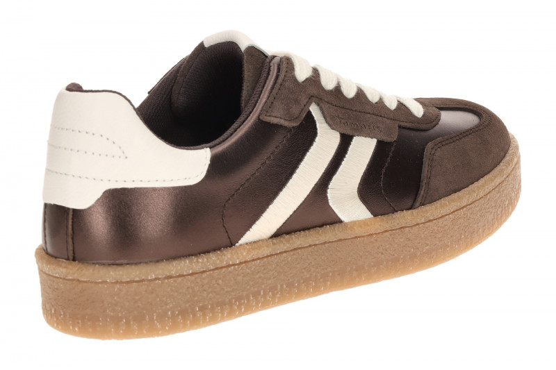 Tamaris Schuhe Sneaker braun metallic 23723