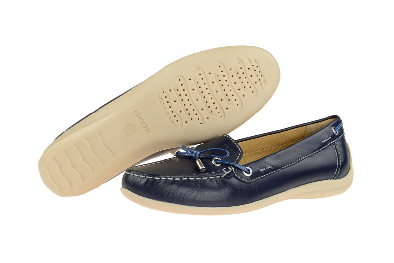Geox Yuki Schuhe Slipper blau D6455A
