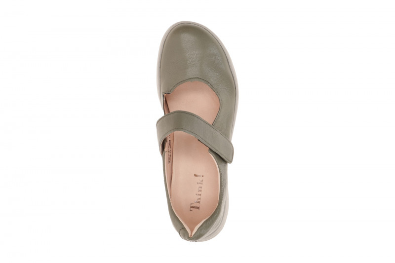 Think Comoda Mary-Jane Schuhe grün taiga 1266