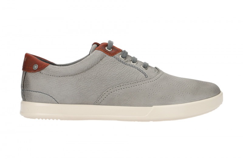 Ecco Collin Schnür Schuhe grau braun