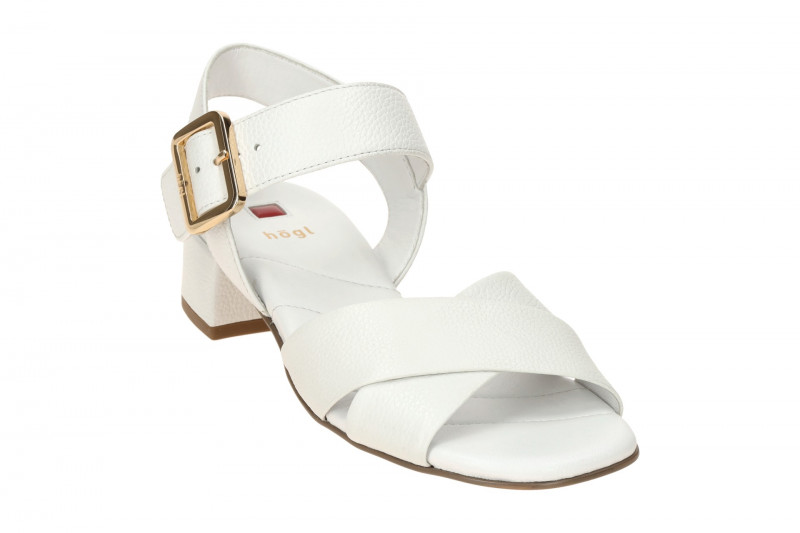 Högl Camila Sandalette weiß Kreuzriemen 2623