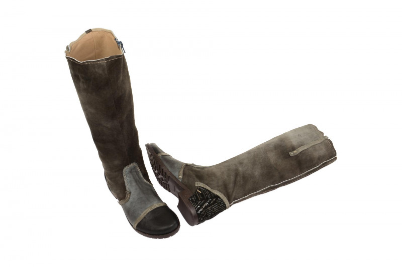 Charme Stiefel braun schwarz kombi 570AK