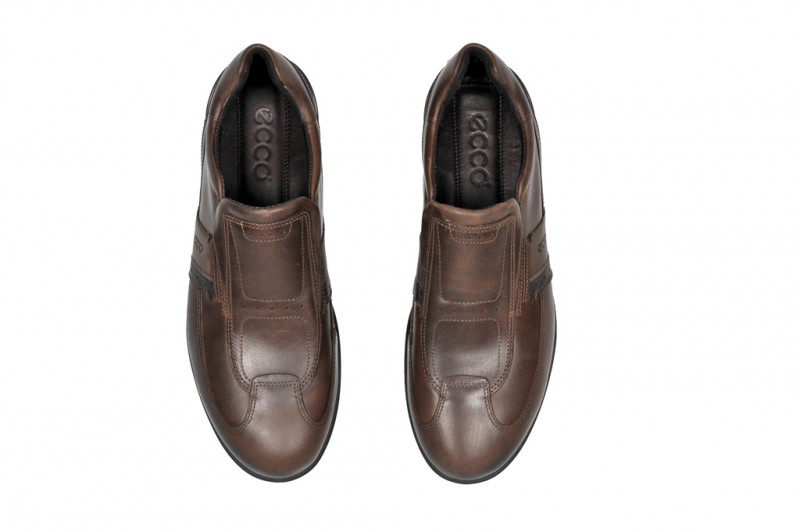 Ecco Chander Slipper in dunkelbraun