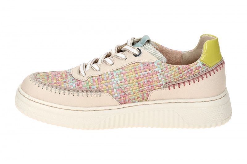 Gabor Comfort Como Sneakers beige bunt Flecht K-Weite 66.405.62
