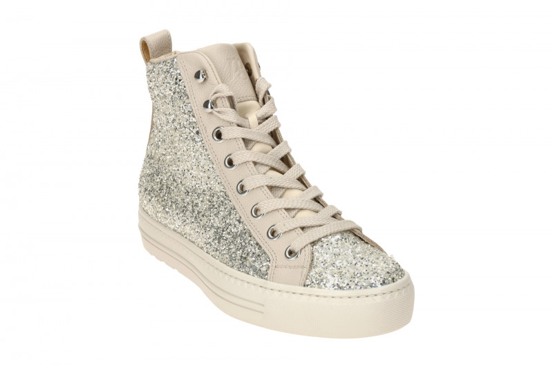 Paul Green 5312 High-Sneaker Schuhe beige Pailletten