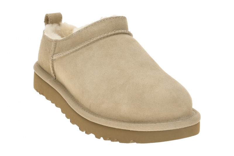 UGG Classic Micro Boots Slipper beige Warmfutter