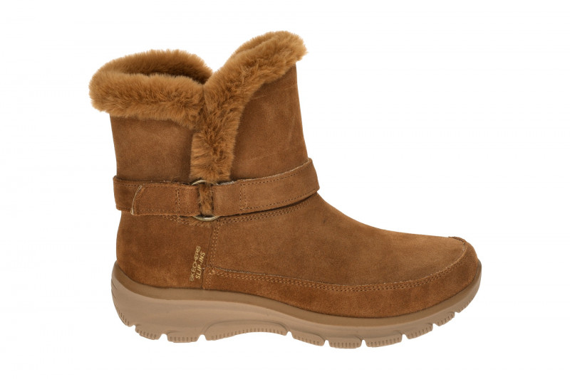 Skechers Easy Going Stiefelette braun Schlupf Boot