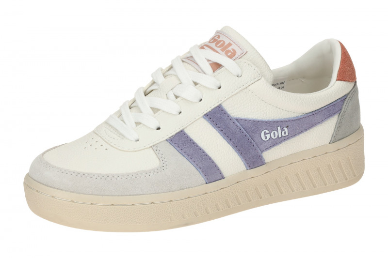 Gola Grandslam Trident Schuhe Sneakers weiß violett CLA415