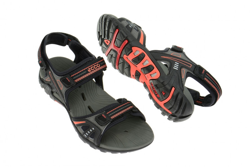 Ecco Hyper Terrain III - Herren Schwimm Sandale - schwarz grau